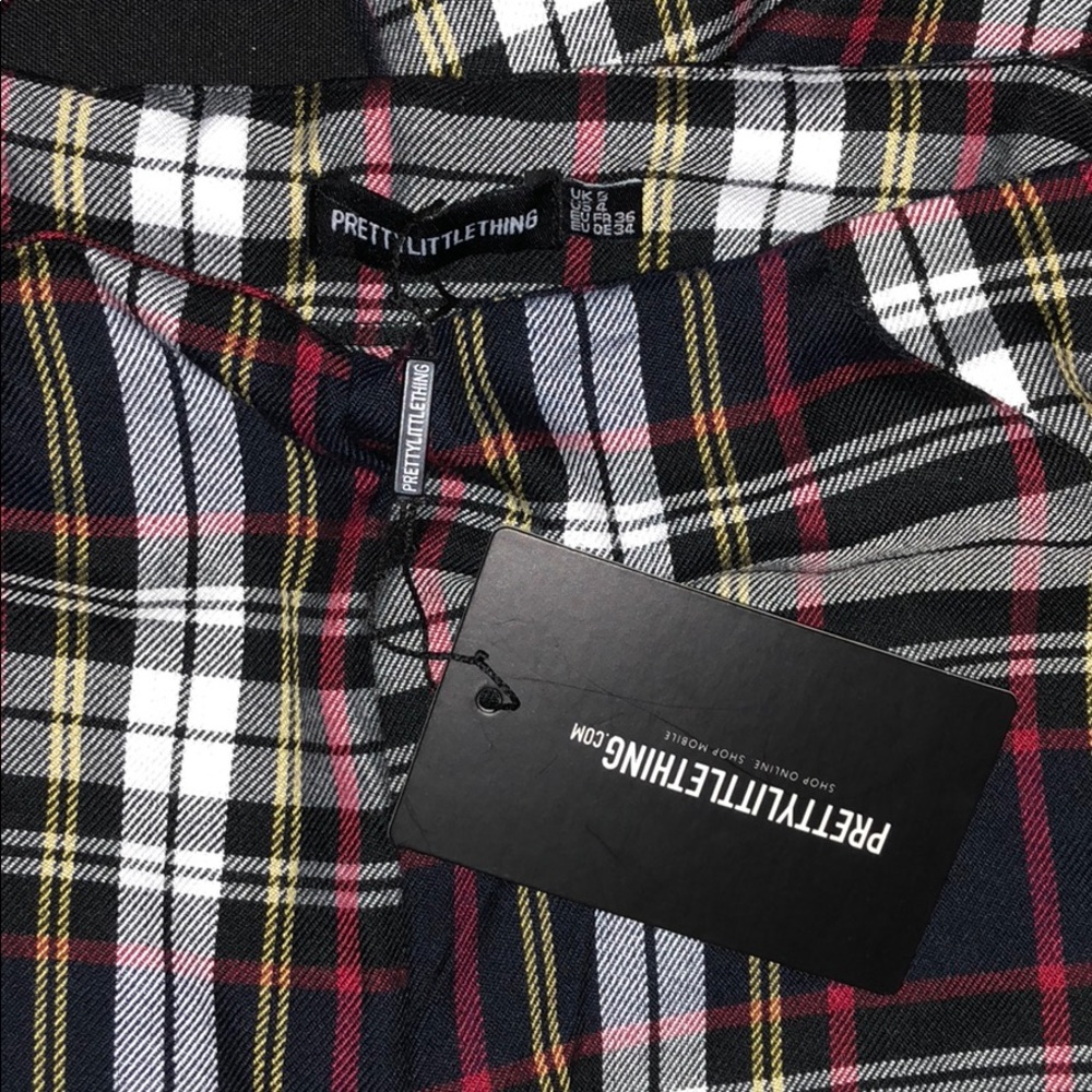 Plaid Flare Pants